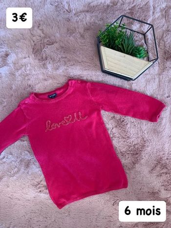 Robe pull 🎀 6 mois
