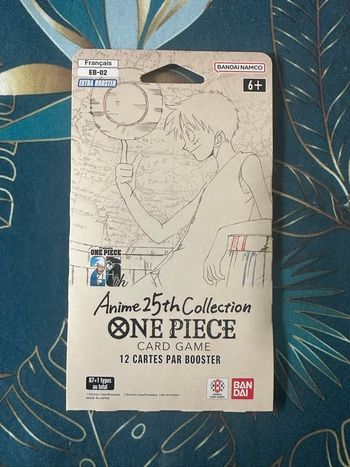 Booster scellé One Piece Card Game EB-02 Anime 25th Collection numéro 1