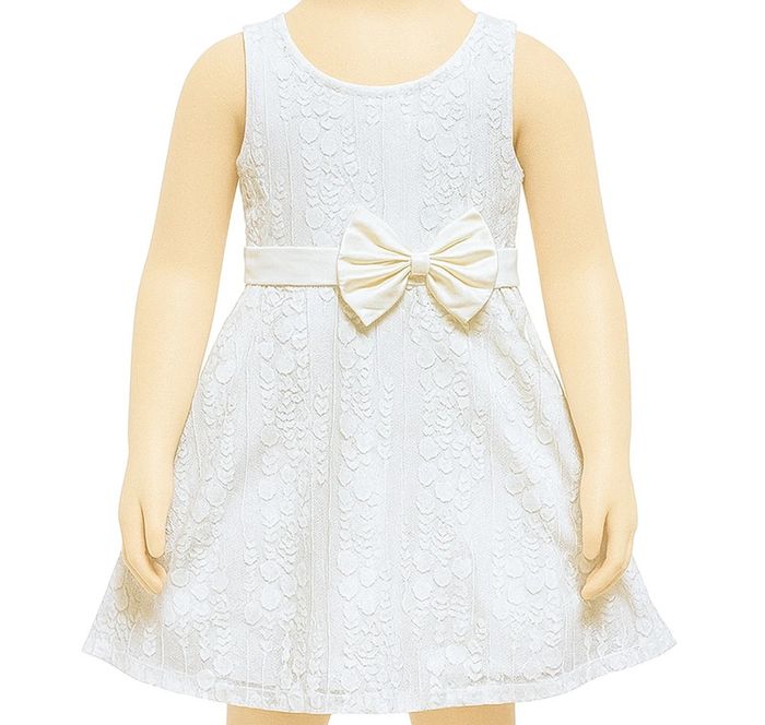 Robe jaune à dentelle