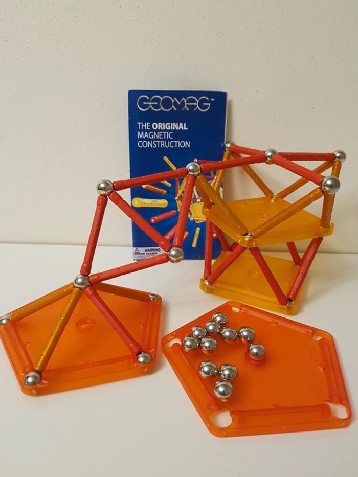 Geomag Color, jeu de construction magnétique de 64 Pièces - photo numéro 7
