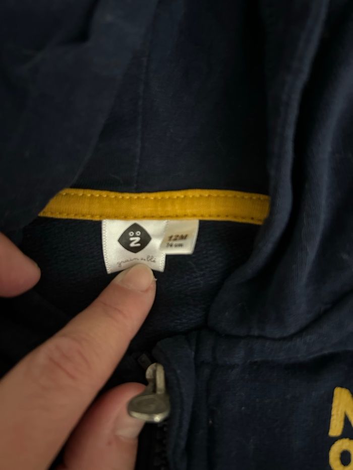 Ensemble veste jogging 12 mois - photo numéro 2