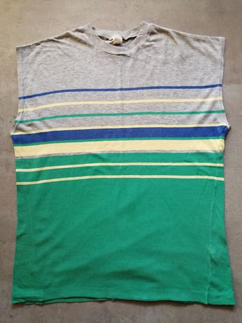 T shirt sans manches rayé 3 Suisses