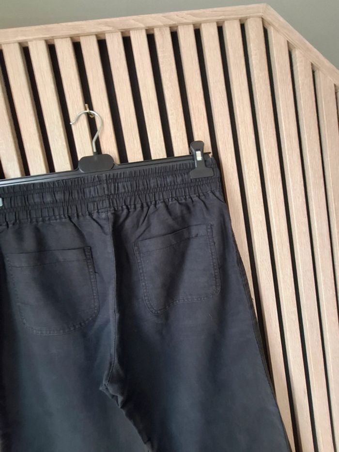 Pantalon jambes larges sarouel noir T 38 Etam - photo numéro 8