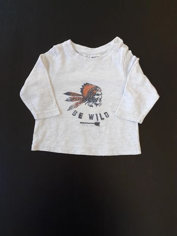 Tee-shirt manches longues 3 mois