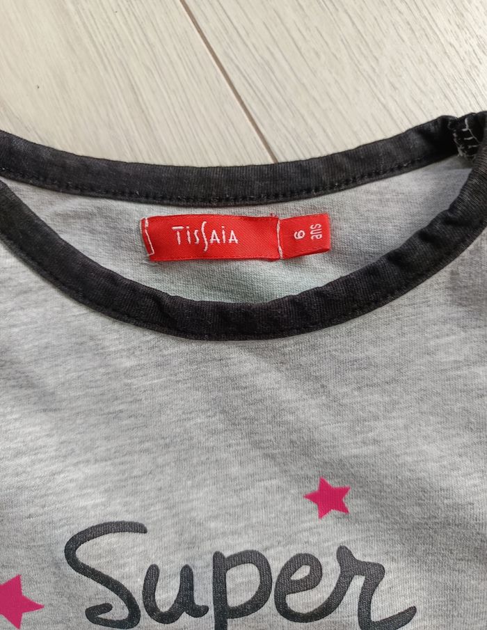 Pyjama Tissaia 6 ans.- gris et noir avec super héros 🦸 - photo numéro 3