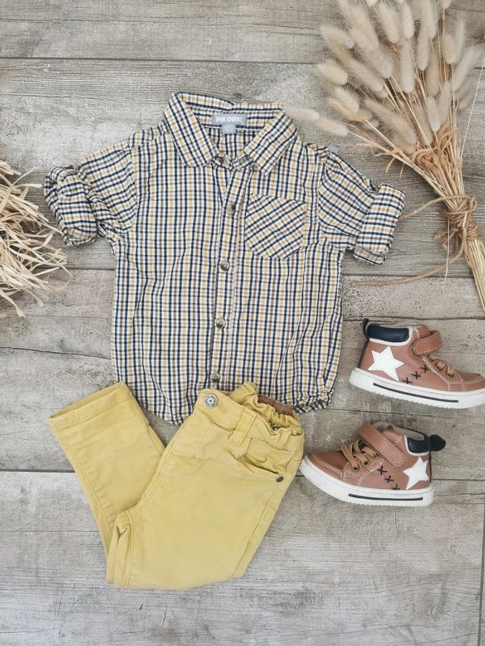 🌵Ensemble 18mois pantalon chemise