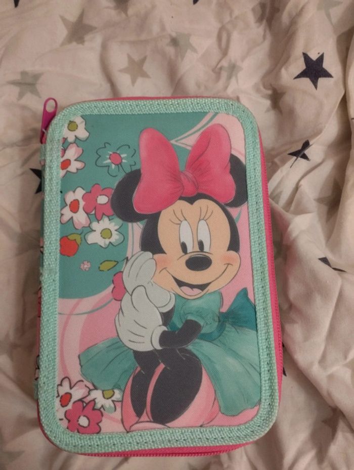 Trousse Minnie garnie 3 compartiment