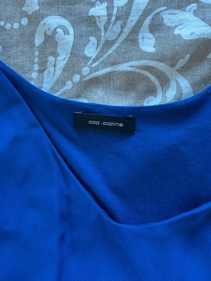 Robe bleu et blanche cop copine taille m - photo numéro 3