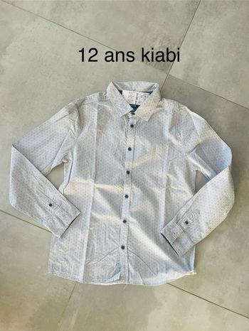 Chemise 12 ans kiabi neuve