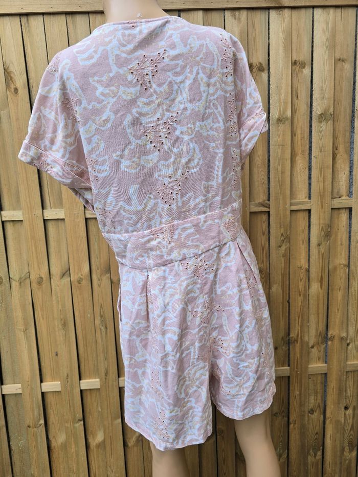 Combi-short lin melangé neuve non négociable 🍒Zara🍒taille XL - photo numéro 4