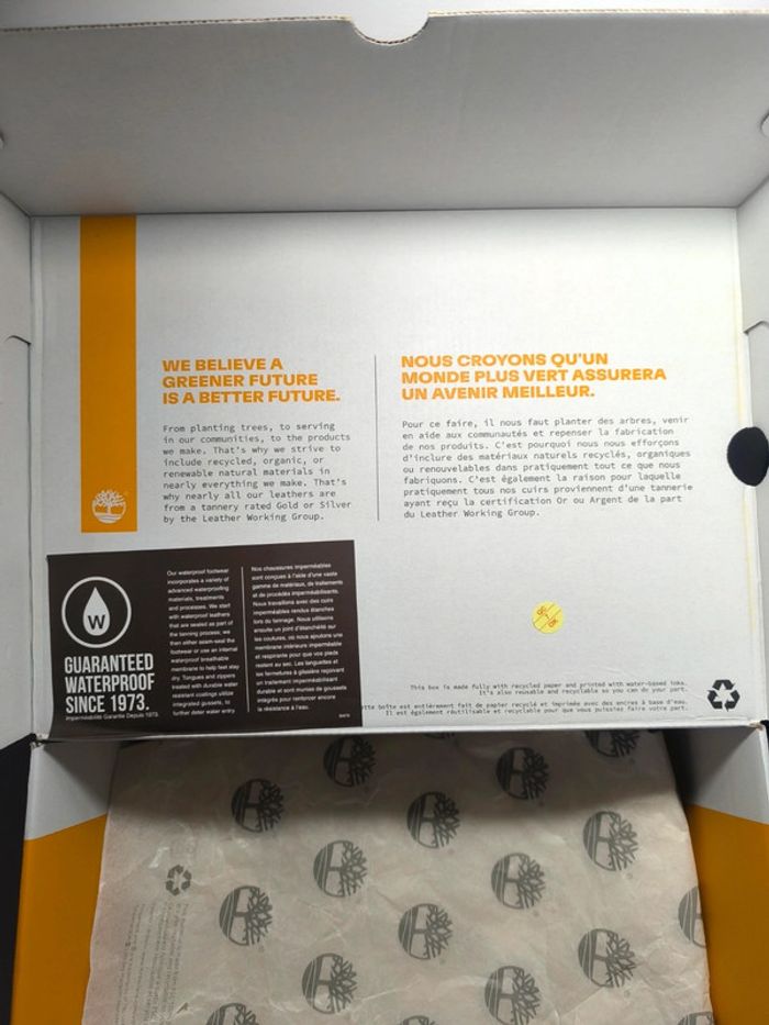 Boots Timberland heritage Waterproof noir et bleu pointure 39 neuves avec boîte - photo numéro 14