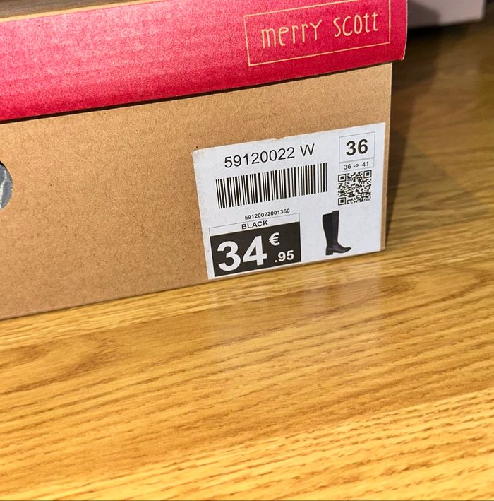 Bottes cavalière - bottes cuissardes noires taille 36 - photo numéro 7