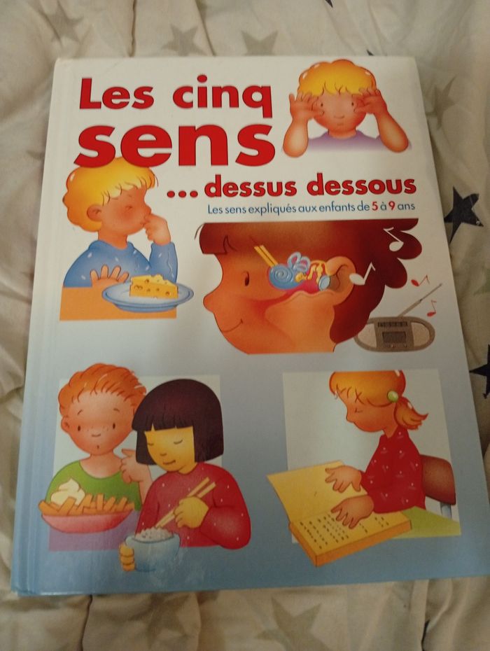 Livre " Les 5 sens ... Dessus dessous"