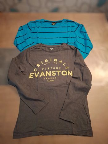 2 tee-shirt manche longue 🤍