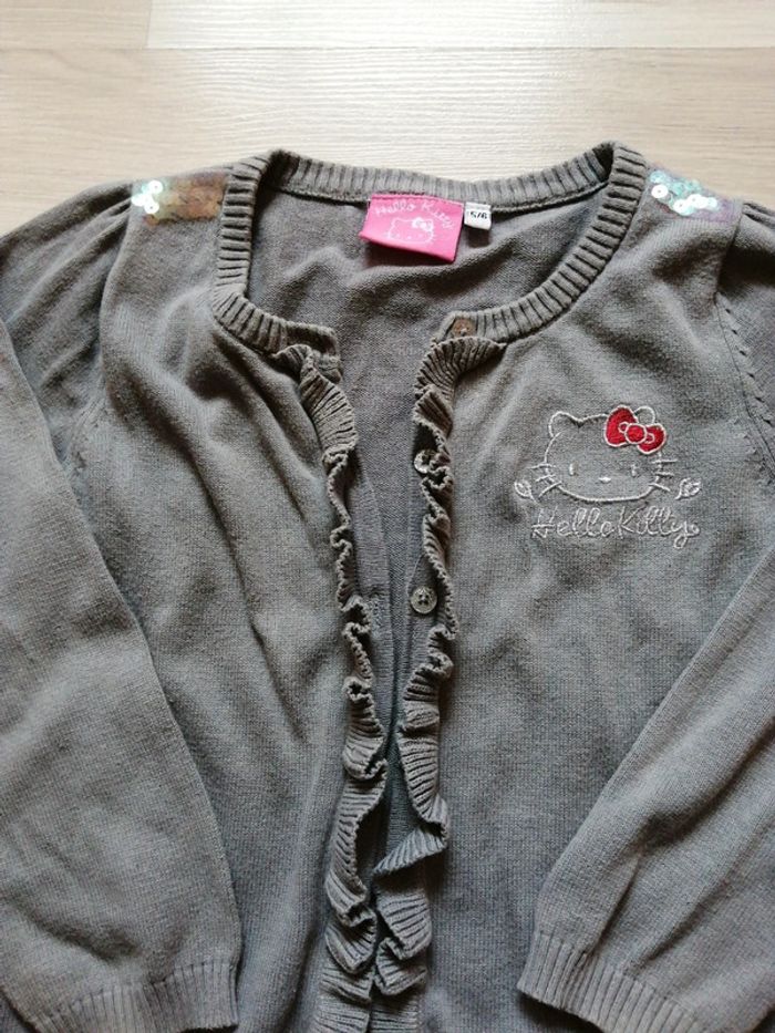 Lot de 2 gilets manches longues 5-6 ans - photo numéro 4