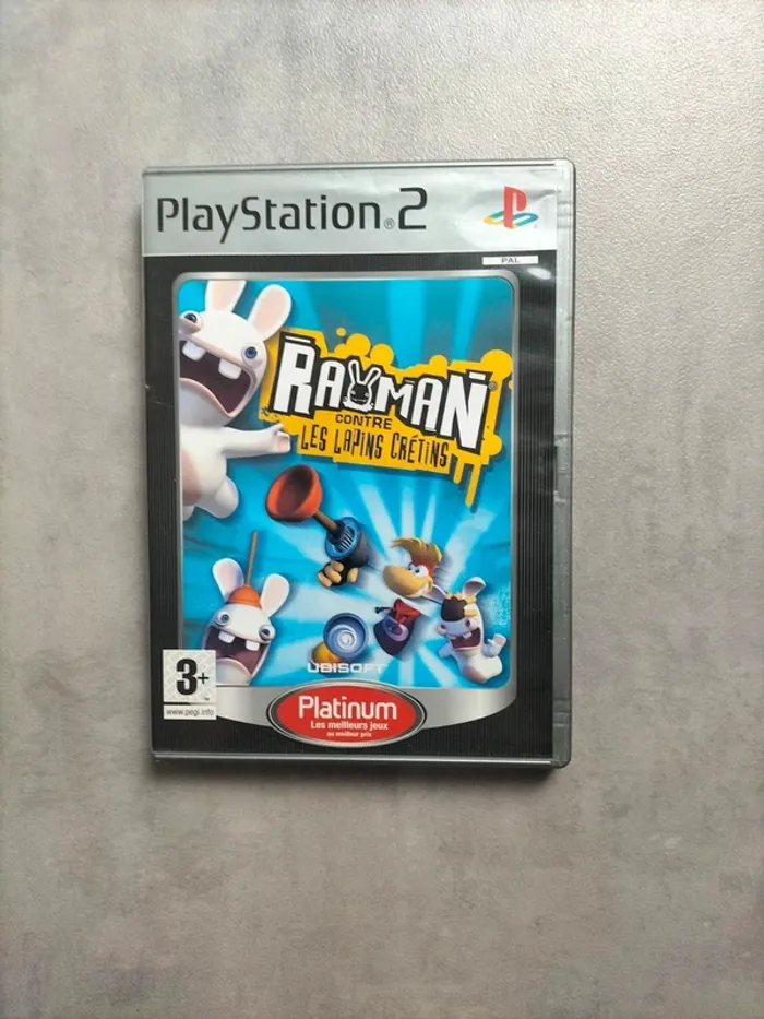 Jeu PS2 – Rayman contre les lapins crétins (Platinum)