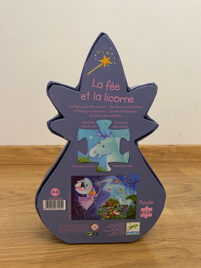 Puzzle Djeco La Fee et la Licorne - photo numéro 2