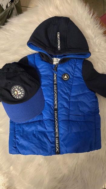 💙💙🤩🤩Superbe ensemble Blouson mi saison  et casquette 18 mois garçon🤩🤩💙💙