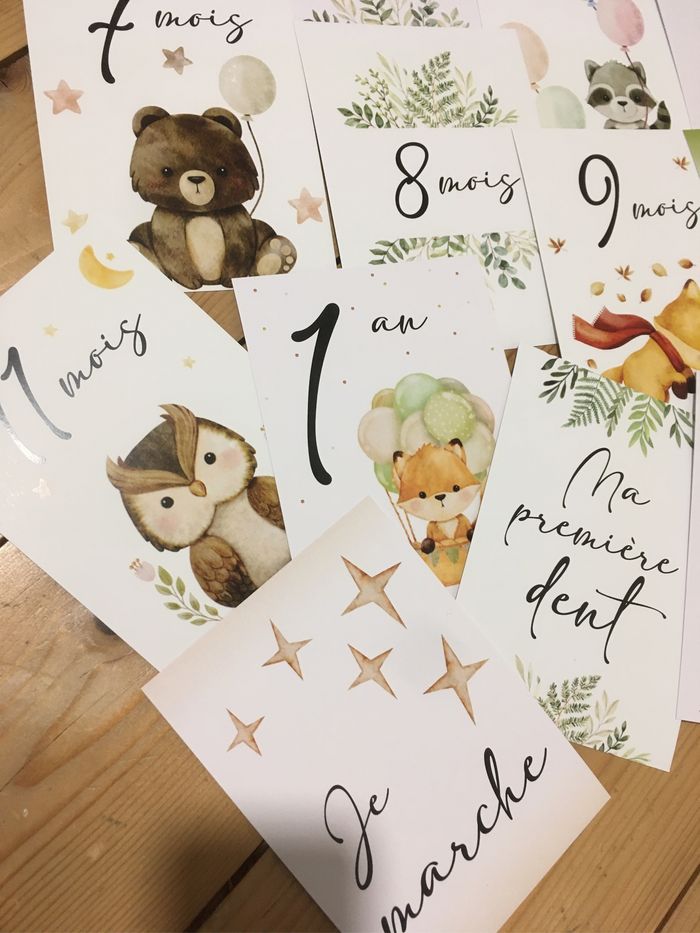 Cartes étapes Animaux de la forêt - photo numéro 4