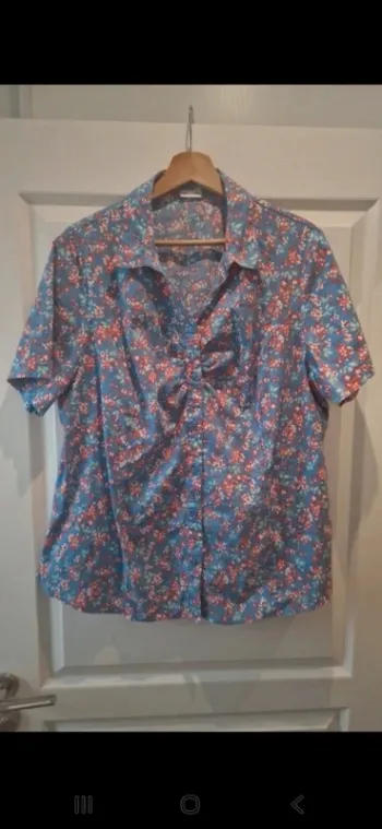 Chemise vintage damart taille l fleurs