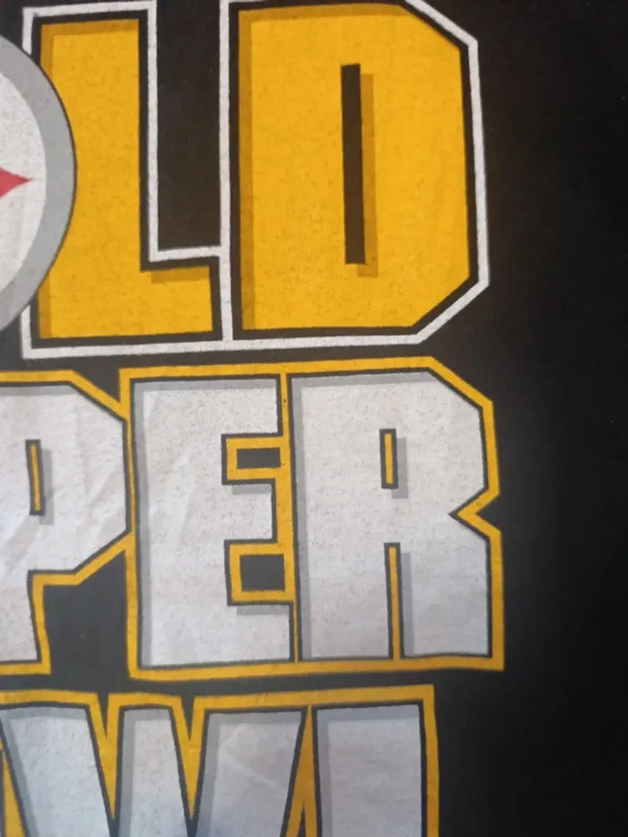 T-shirt steelers Reebok Black gold super bowl XL - photo numéro 5