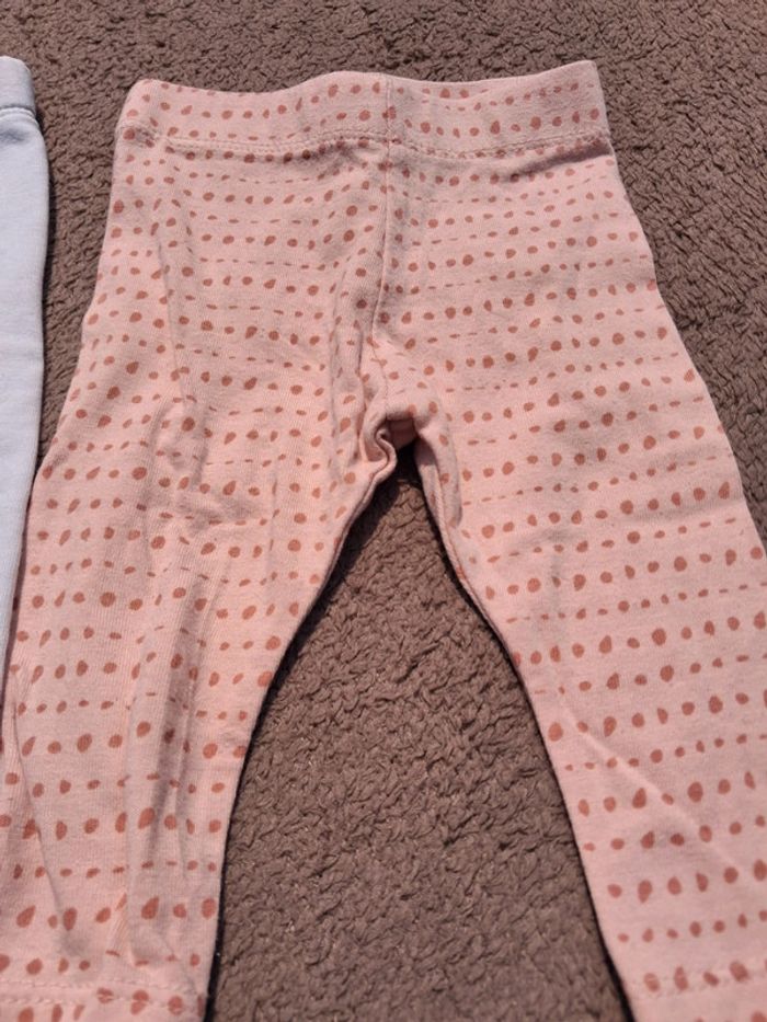 Lot de 2 leggings 3 mois - photo numéro 2