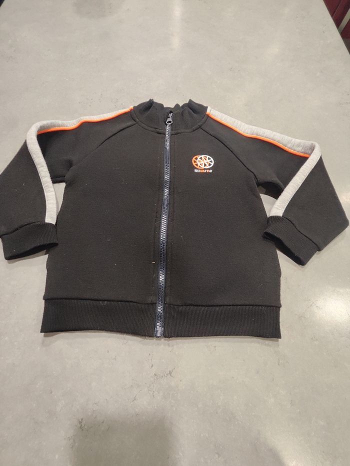 Lot de 2 gilets zippés enfant garçon – Taille 4 ans - photo numéro 2
