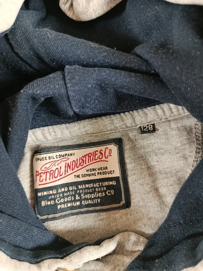 Sweat à capuche garçon Pétrol industries taille 8 ans - photo numéro 3