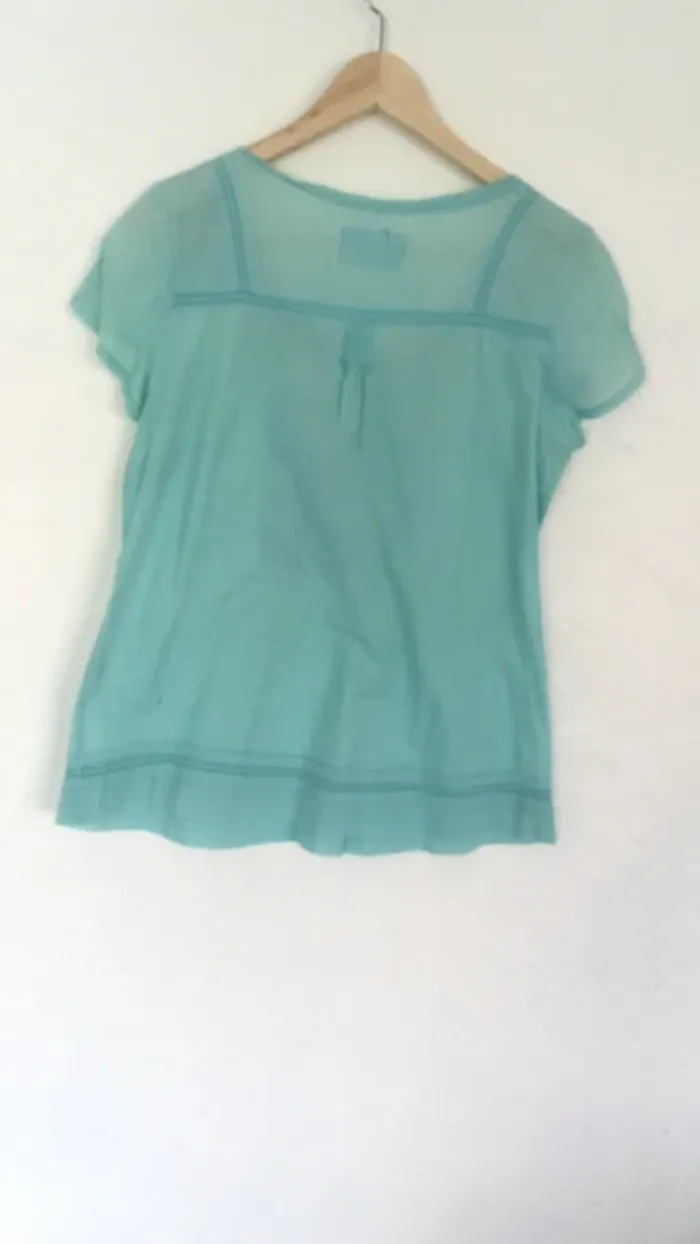 Blouse bleue - photo numéro 4