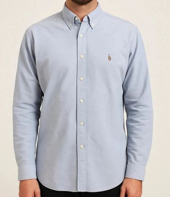 Chemise Ralph Lauren Oxford Yarmouth – 100% coton – Style vintage y2k