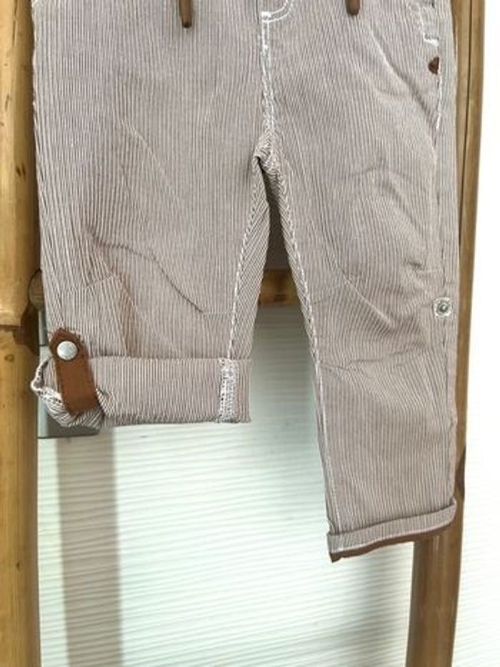 Lot de 2 pantalons en toile taille 18 mois - photo numéro 7