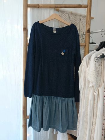 Jolie robe bi matière Tape à l'œil 10 ans