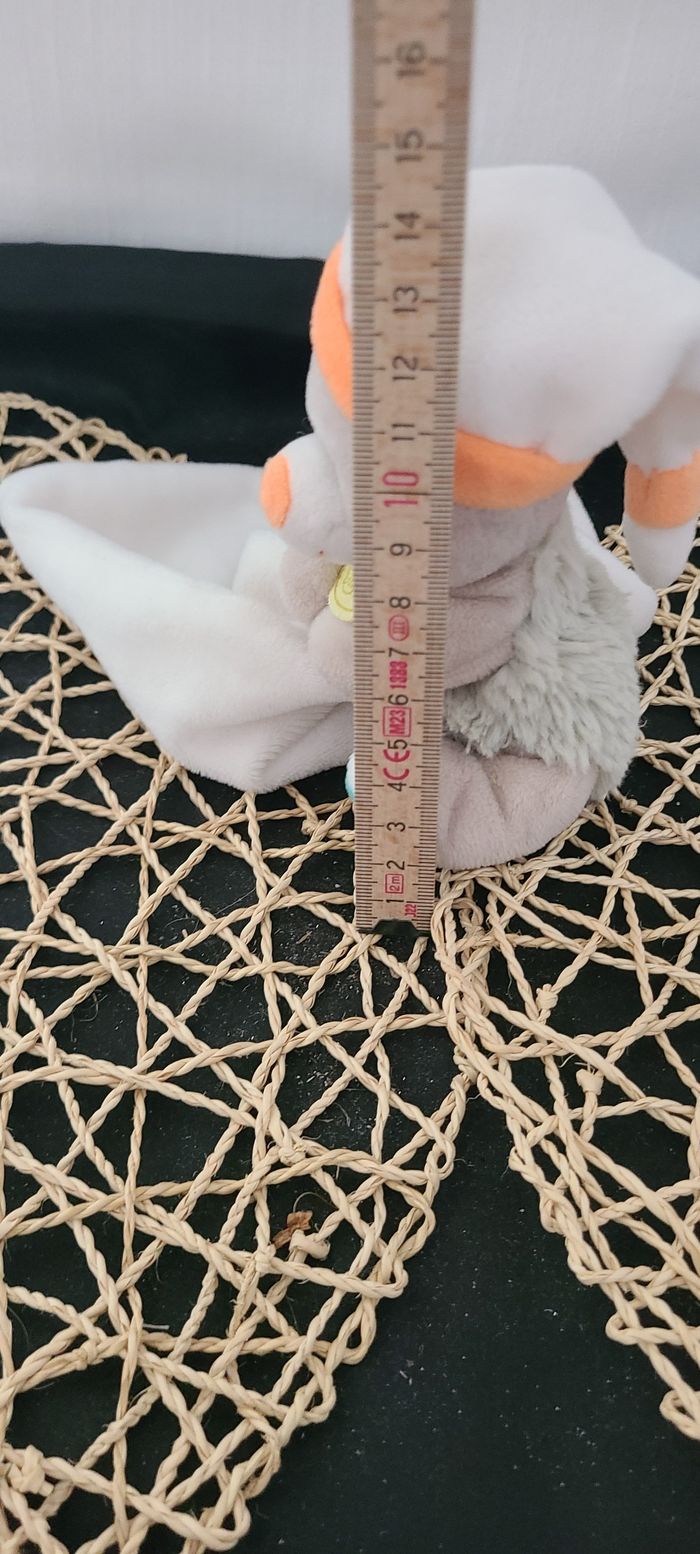 Baby nat' doudou pantin oscar l'ourson gris petit modèle - photo numéro 2