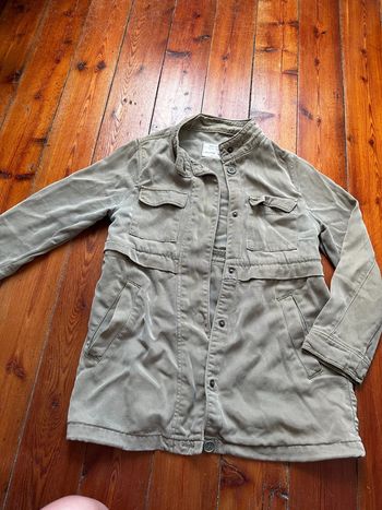 Veste fluide Zara kaki légère