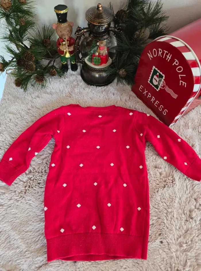 Adorable robe pull rouge Pat et Ripaton - photo numéro 2