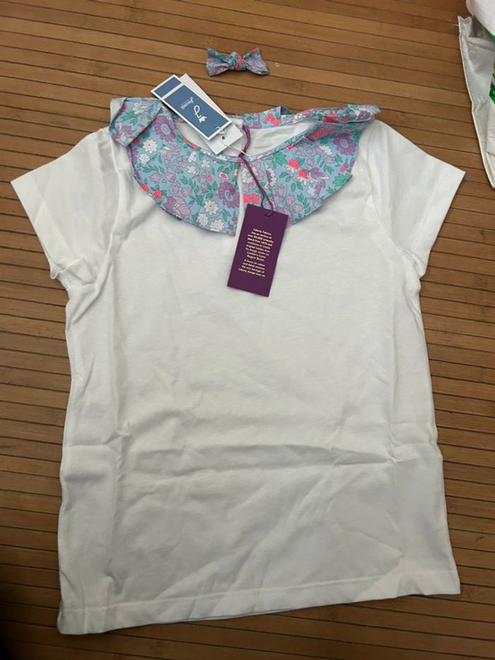 Polo jacadi Liberty neuf et barrette - photo numéro 2