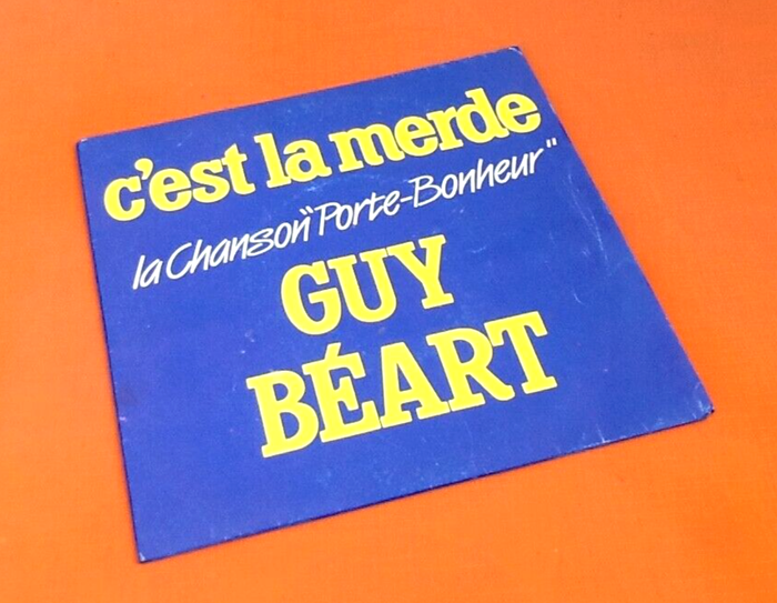 Vinyle 45 tours Guy Béart C' est la merde la Chanson " Porte-Bonheur " - photo numéro 2