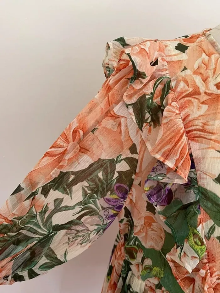 Superbe robe neuve fleurie H&M 🌸 M 38 40 - photo numéro 3