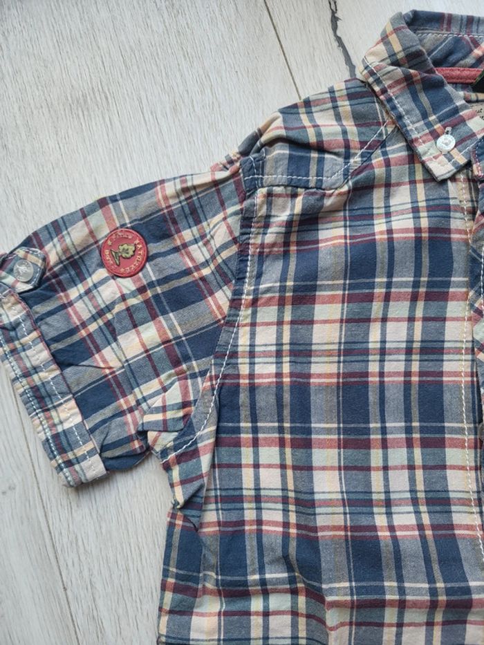 Chemise à carreaux sergent major 8ans neuve - photo numéro 3