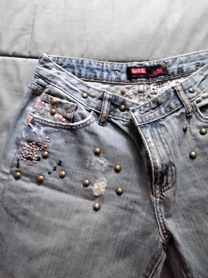 Bermuda Jean clair femme 40 - photo numéro 4