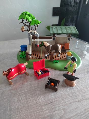 Station de lavage pour chevaux Playmobil