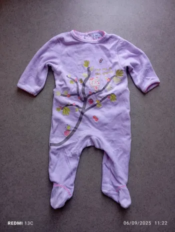 Pyjama velours 9mois kitchoun
