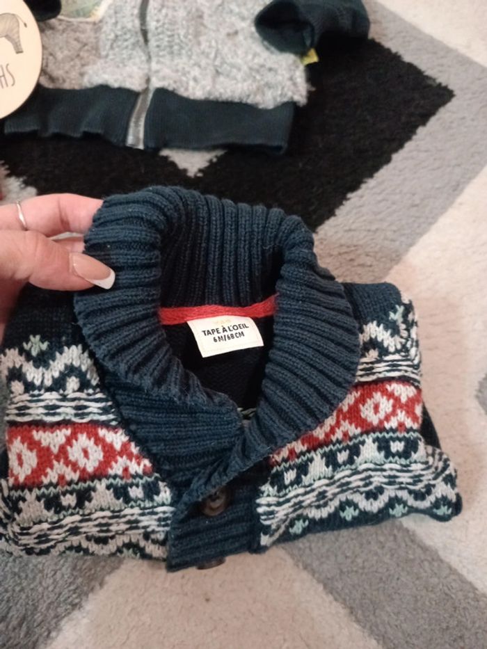 Lot de 3 gilets/sweat - photo numéro 3