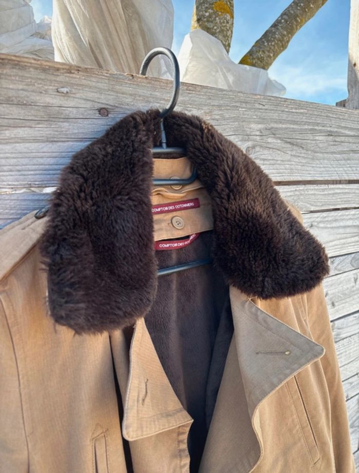 Trench camel taille 4 toute saison avec sa doublure amovible Comptoirs des cotonniers taille 40 - photo numéro 14