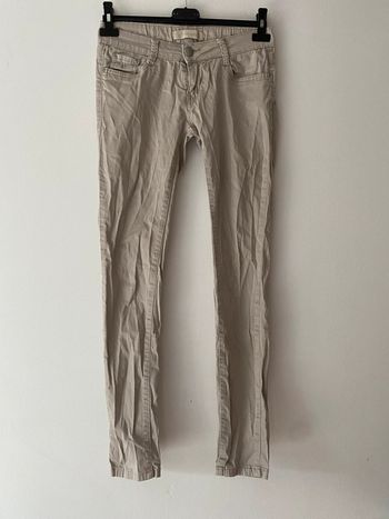 Jeans skinny gris femme T40