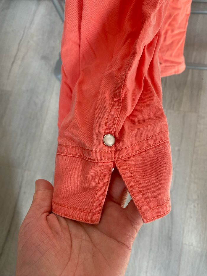 Veste couleur corail. 100% matière lyocell - photo numéro 5