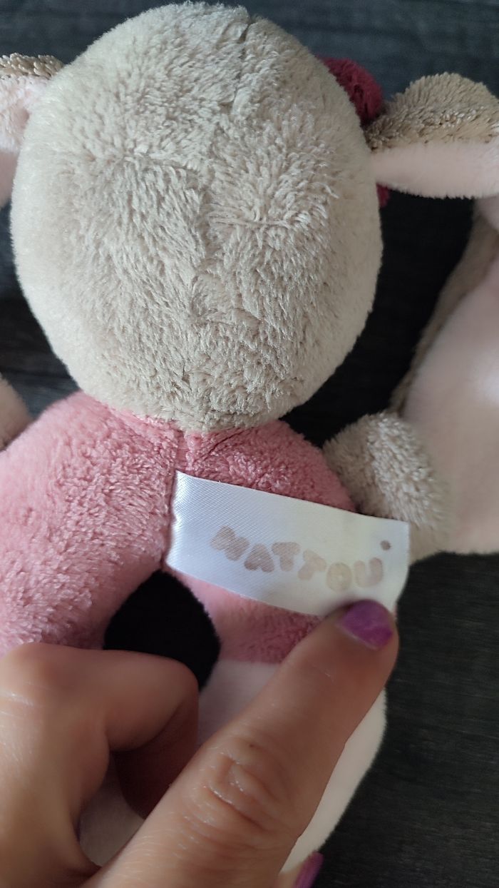 Hochet doudou lapin - photo numéro 3