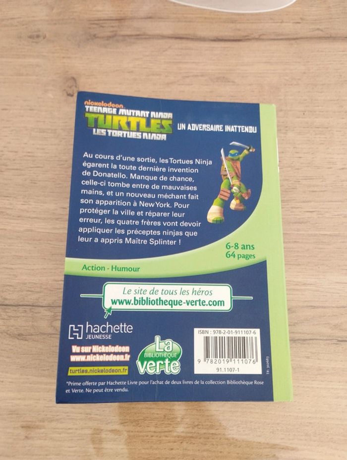 Livre Les tortues ninja - photo numéro 2