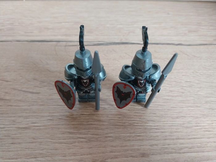 Figurines type lego 2 soldats chevaliers Chauve-souris - photo numéro 6