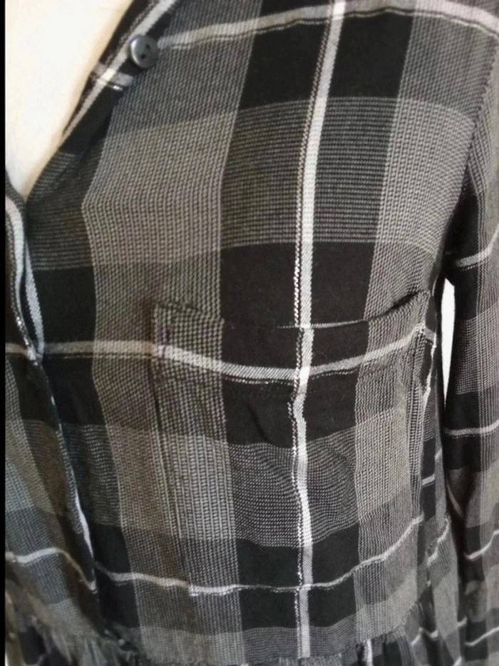 Tunique / robe courte à carreaux - photo numéro 2
